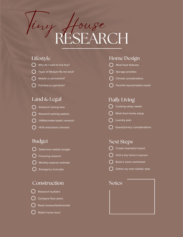 FREE Research Checklist